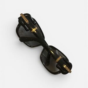 Fendi Gold buckle  Black Sunglasses with Gold Details